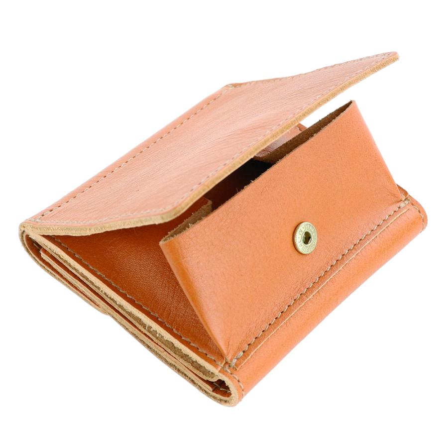 IL BISONTE イルビゾンテ 財布 三つ折り レザー 本革 キャメル IL BISONTE イルビゾンテ 財布 三つ折り レザー 本革 キャメル