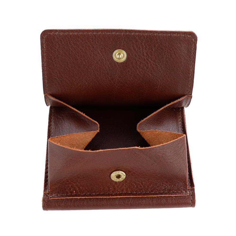 IL BISONTE イルビゾンテ 財布 三つ折り レザー 本革 ダーク IL BISONTE イルビゾンテ 財布 三つ折り レザー 本革 ダーク