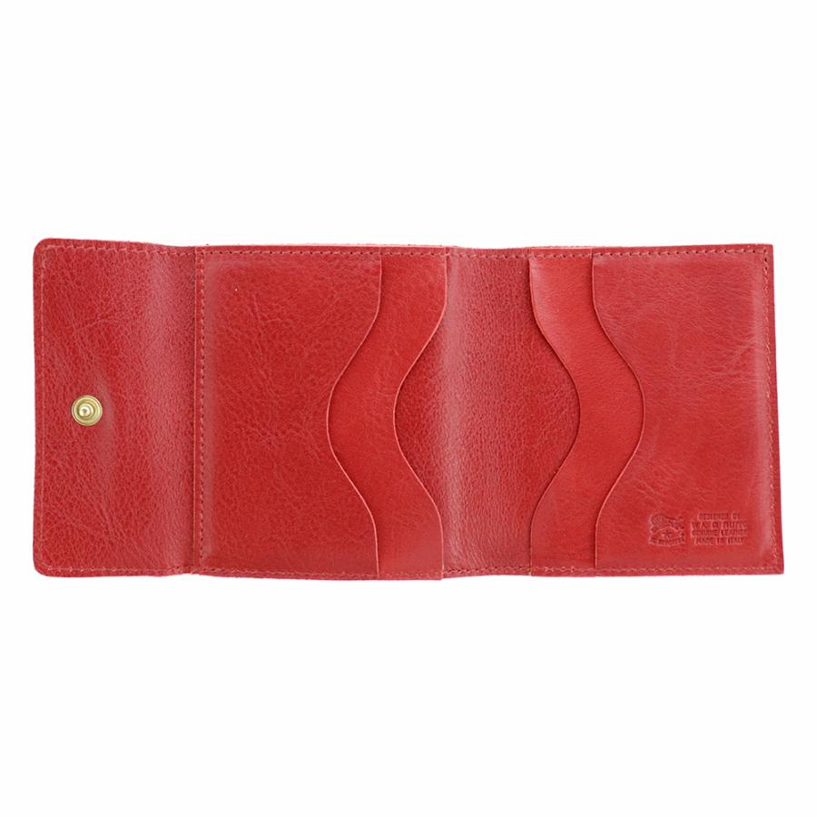 IL BISONTE イルビゾンテ 財布 三つ折り レザー 本革 ロッソ IL BISONTE イルビゾンテ 財布 三つ折り レザー 本革 ロッソ