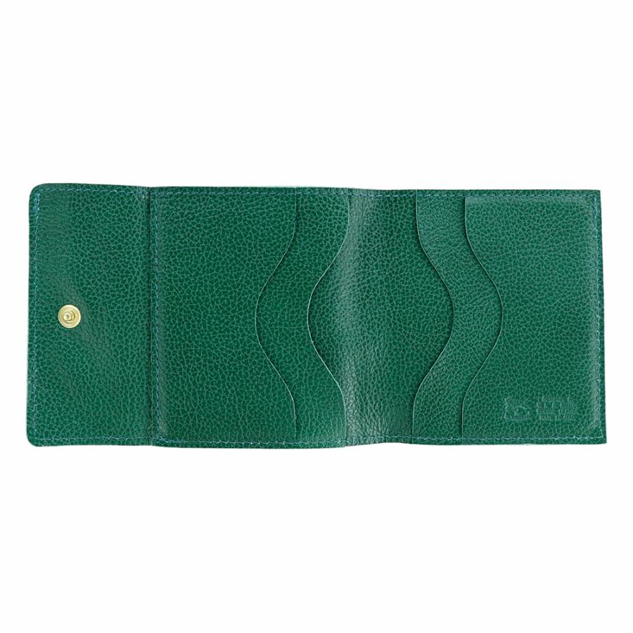 IL BISONTE イルビゾンテ 財布 三つ折り レザー 本革 ヴェルデ IL BISONTE イルビゾンテ 財布 三つ折り レザー 本革 ヴェルデ