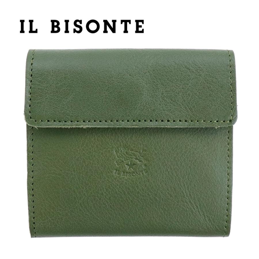 IL BISONTE イルビゾンテ 財布 三つ折り SMW022 PV0001 GR373B IL BISONTE イルビゾンテ 財布 三つ折り SMW022 PV0001 GR373B