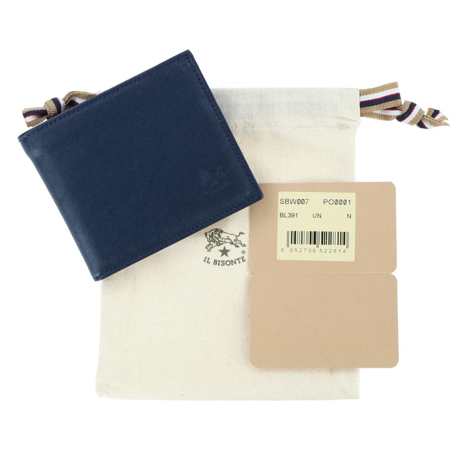 IL BISONTE（イルビゾンテ） 財布 二つ折り財布 小銭入れ付き メンズ
