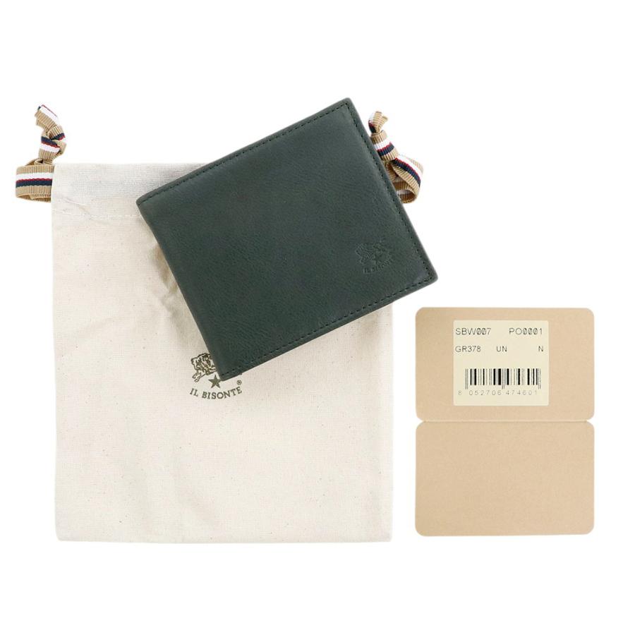 IL BISONTE（イルビゾンテ） 財布 二つ折り財布 小銭入れ付き メンズ