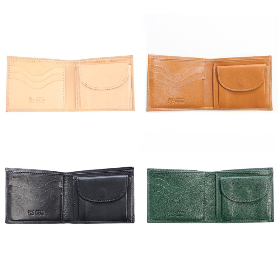 IL BISONTE（イルビゾンテ） 財布 二つ折り財布 小銭入れ付き メンズ
