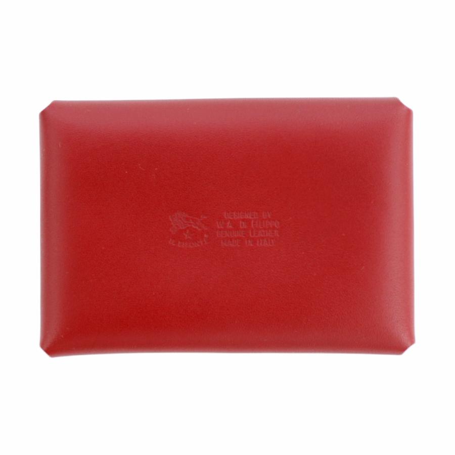 IL BISONTE イルビゾンテ カードケース 名刺入れ ロッソルビノ IL BISONTE イルビゾンテ カードケース 名刺入れ ロッソルビノ
