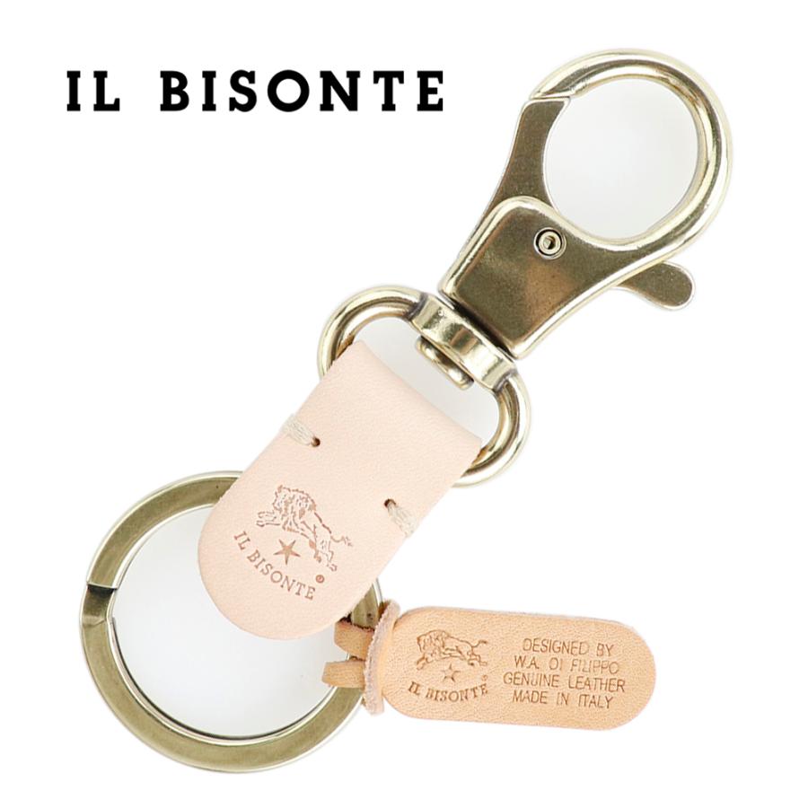 使い勝手の良い使い勝手の良い美品 イルビゾンテ IL BISONTE レザー キーケース キーリング キーケース