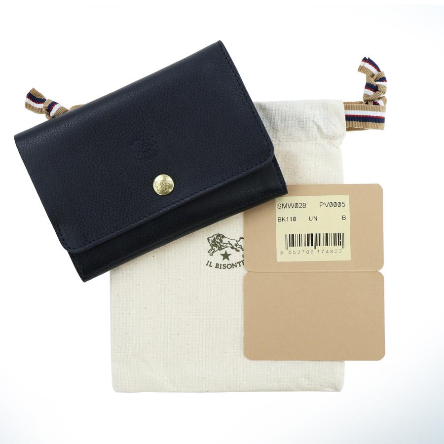 IL BISONTE（イルビゾンテ） 二つ折り財布 小銭入れ付き コンパクト