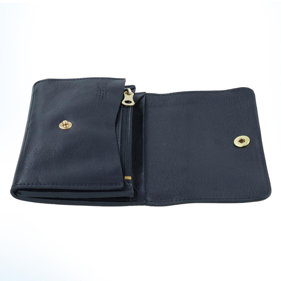 IL BISONTE（イルビゾンテ） 二つ折り財布 小銭入れ付き コンパクト
