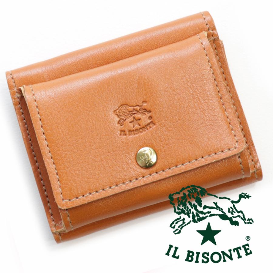 IL BISONTE イルビゾンテ 財布 三つ折り ミニ財布 C0940 IL BISONTE イルビゾンテ 財布 三つ折り ミニ財布 C0940