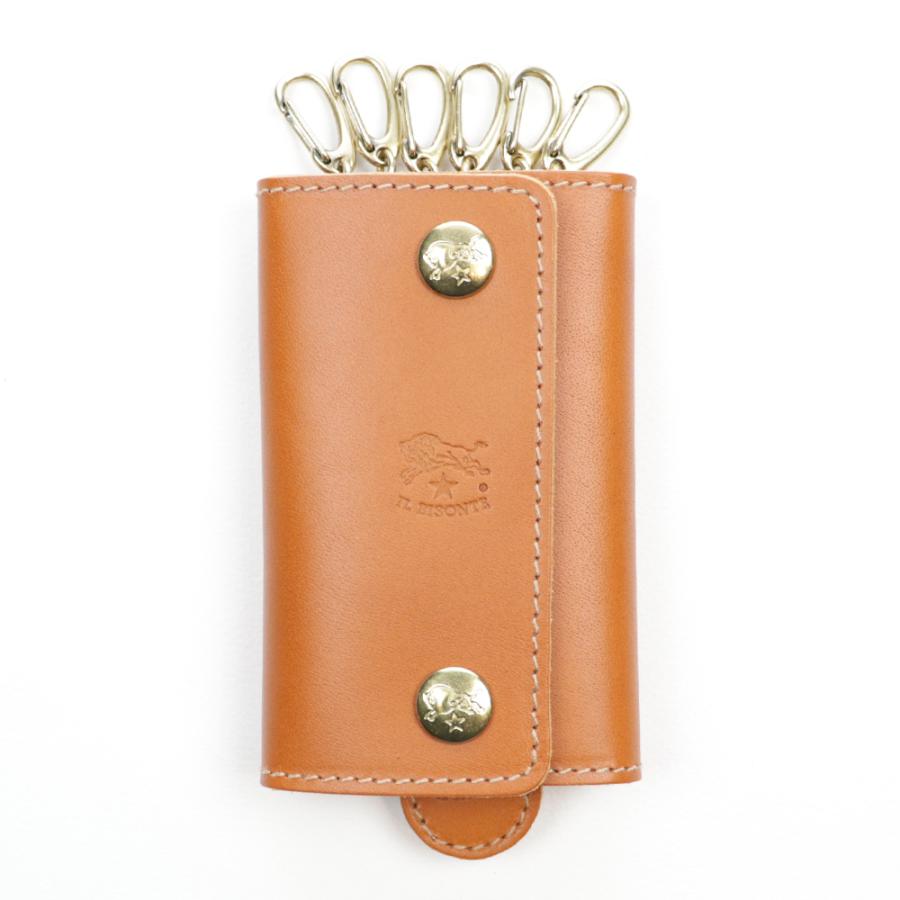 IL BISONTE（イルビゾンテ） キーケース 6連 キーリング付き