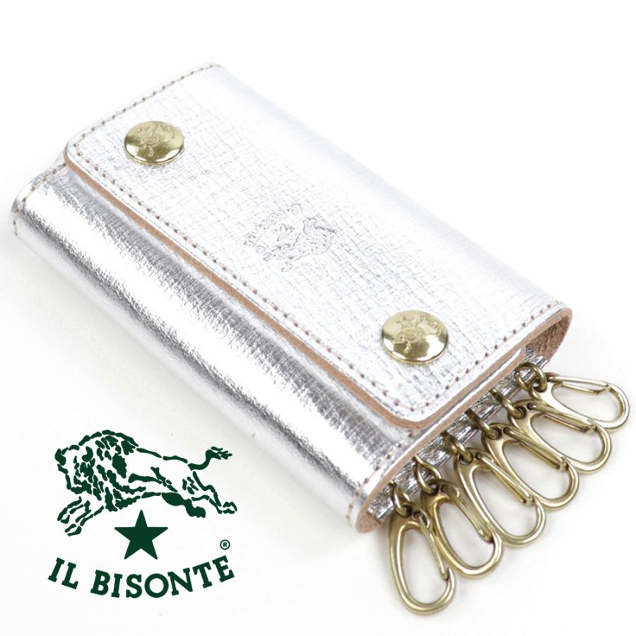 IL BISONTE イルビゾンテ キーケース 6連 キーリング付き IL BISONTE イルビゾンテ キーケース 6連 キーリング付き
