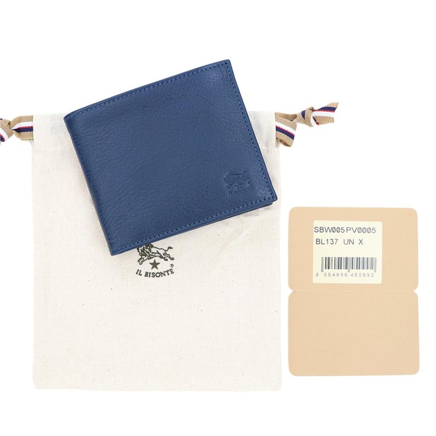 IL BISONTE（イルビゾンテ） 財布 二つ折り 小銭入れなし SBW005