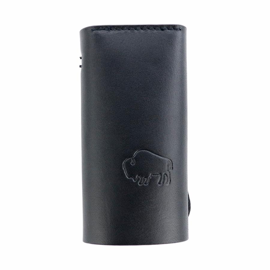 IL BISONTE レザーキーホルダー ブラック IL BISONTE - レザーキーホルダー | HALLOW's web store