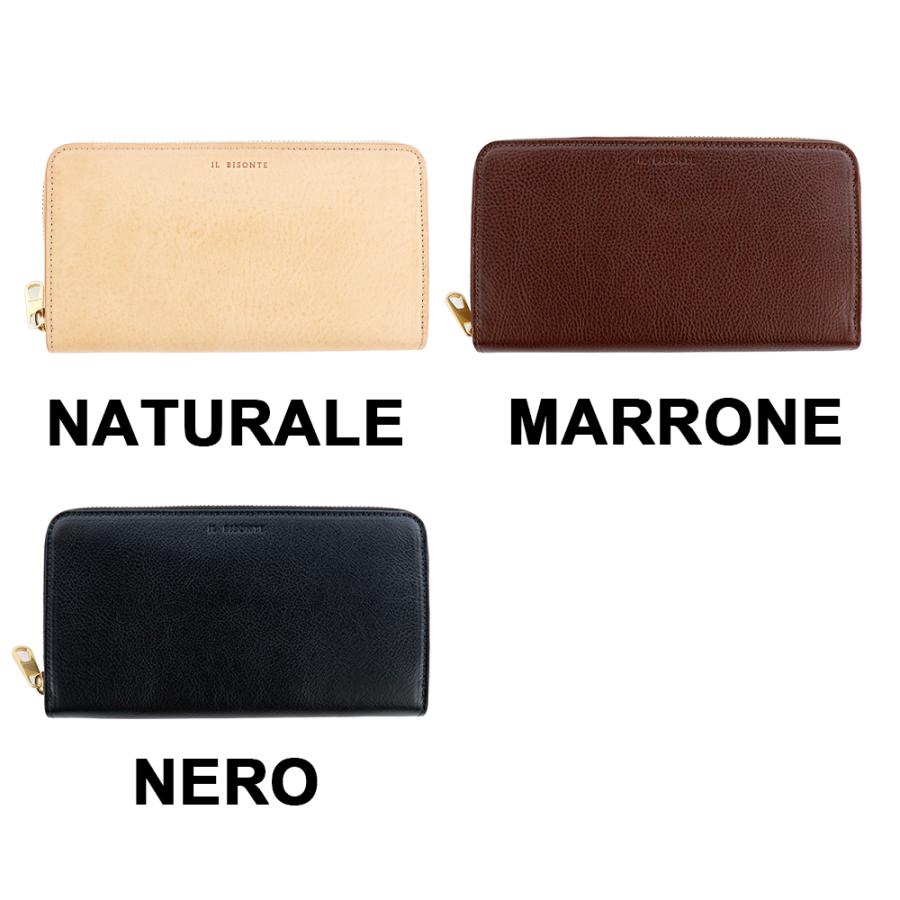 IL BISONTE（イルビゾンテ） 財布 長財布 ラウンドファスナー ロンク
