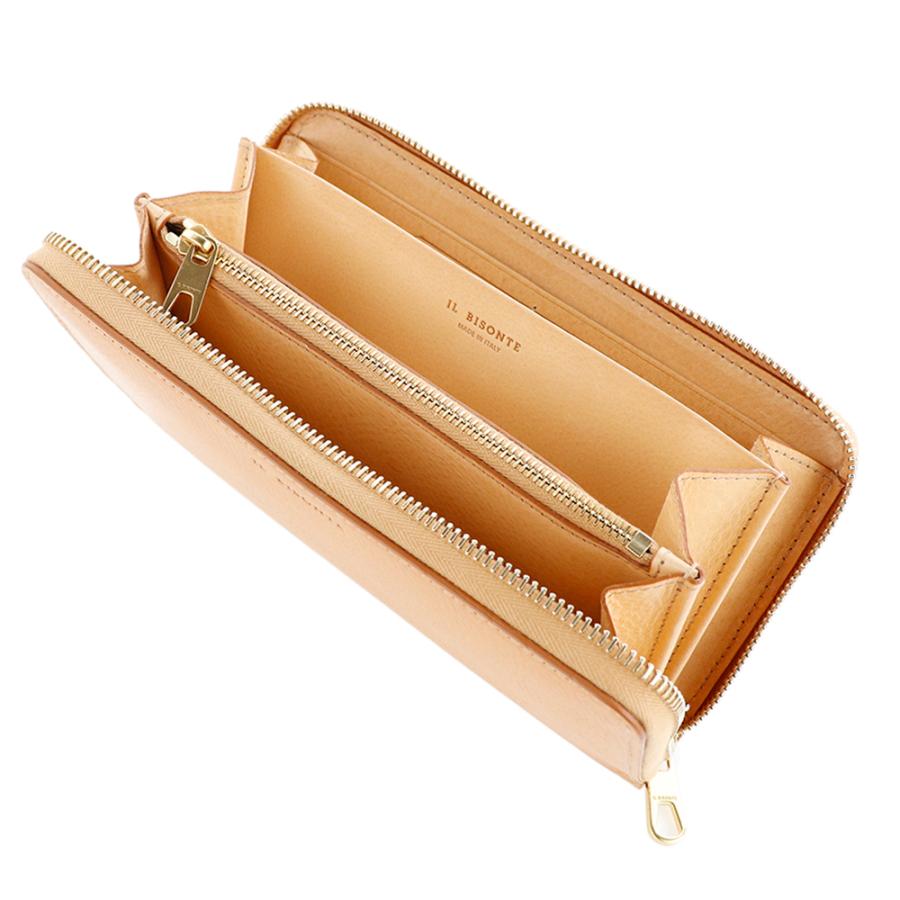 IL BISONTE（イルビゾンテ） 財布 長財布 ラウンドファスナー ロンク