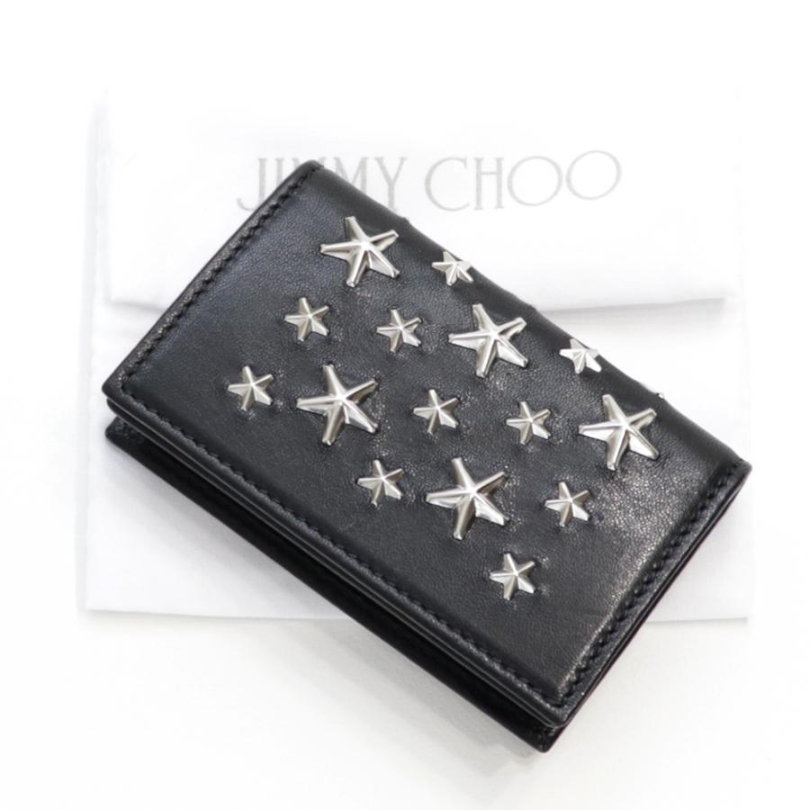 JIMMY CHOO（ジミーチュウ） カードケース 名刺入れ ブラック ネロ 黒