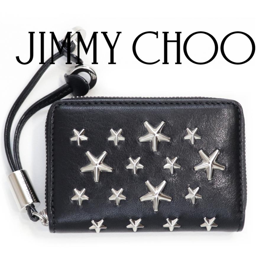 ジミーチュウ コインケース Jimmy Choo 財布 小銭入れ ミニ財布 ブラック シルバー スタッズ スター 星 レザー 本革 ジップ ファスナー  じゃばら NELLIE : jimmychoo-0002-0-cst : ブランドパークス Yahoo!店 - 通販 - Yahoo!ショッピング