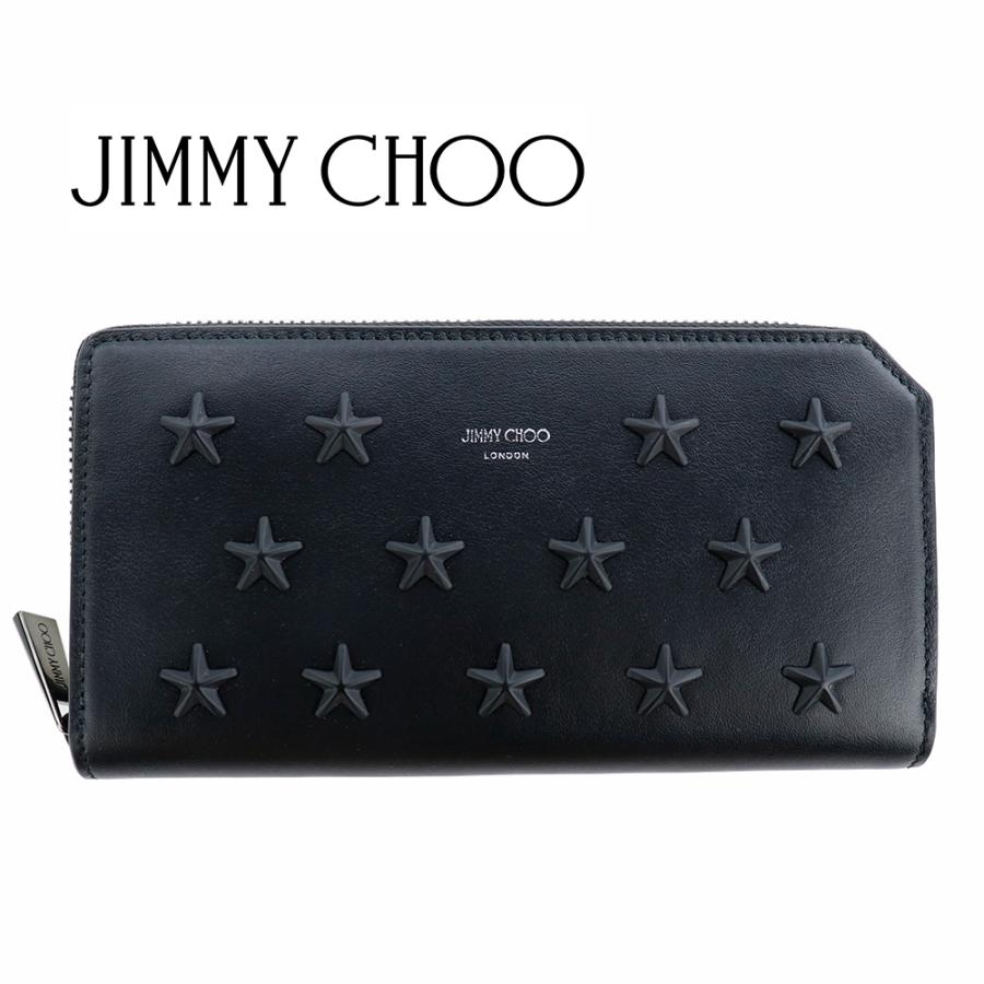 ジミーチュウ JIMMY CHOO 財布 長財布 ラウンドファスナー スタッズ