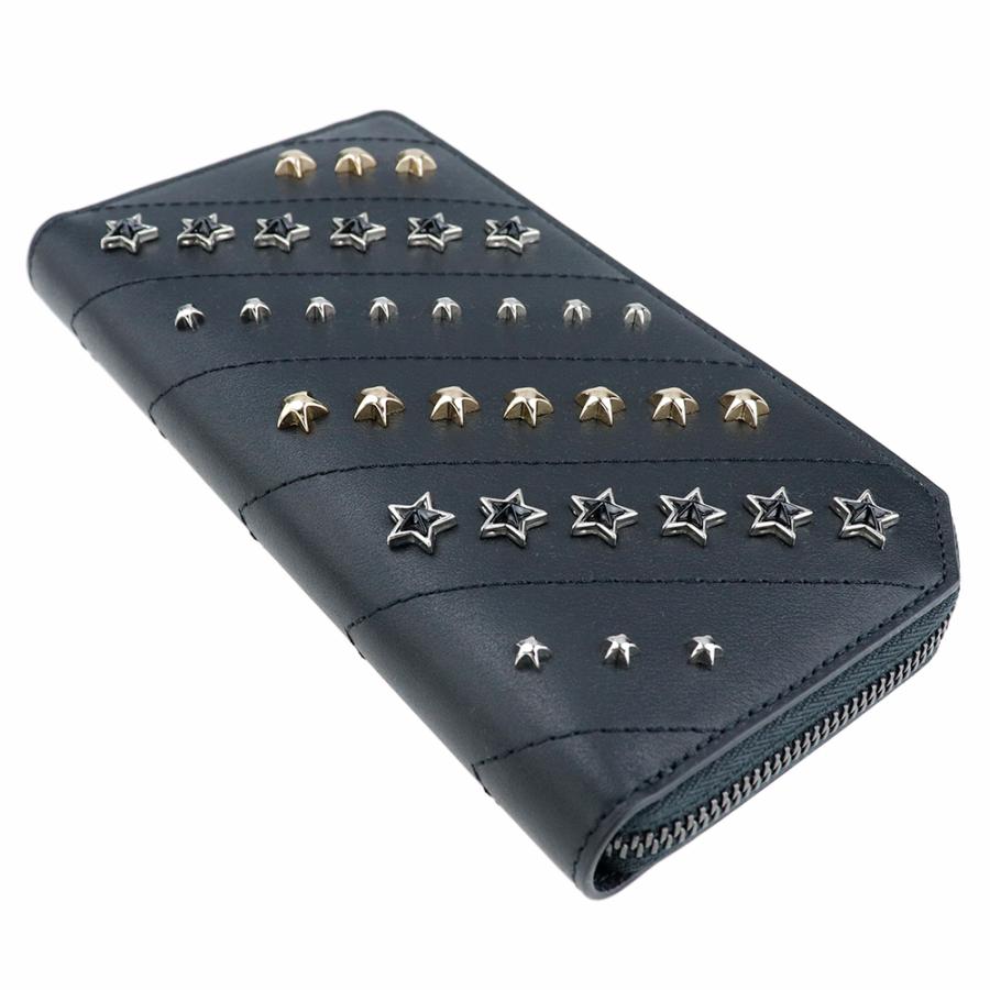 JIMMY CHOO ジミーチュウ 財布 ラウンドファスナー 長財布 JIMMY CHOO ジミーチュウ 財布 ラウンドファスナー 長財布