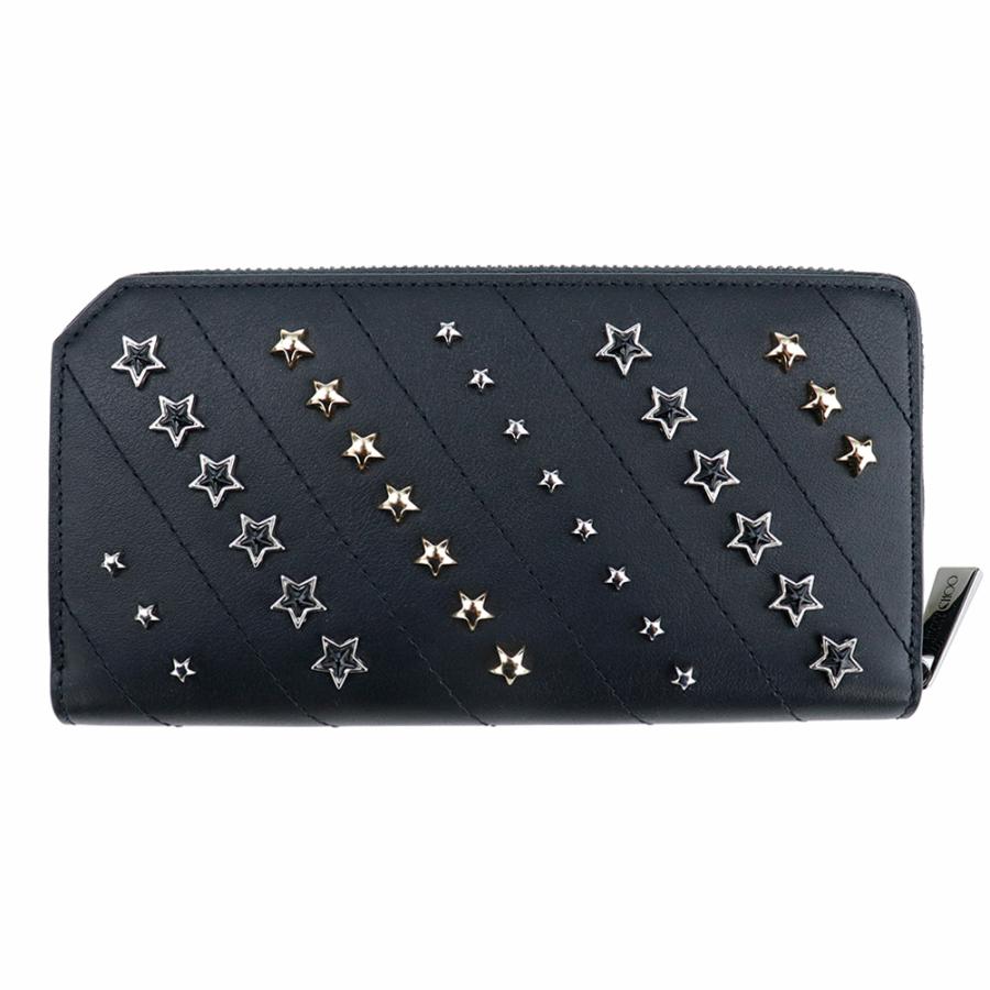 JIMMY CHOO ジミーチュウ 財布 ラウンドファスナー 長財布 JIMMY CHOO ジミーチュウ 財布 ラウンドファスナー 長財布