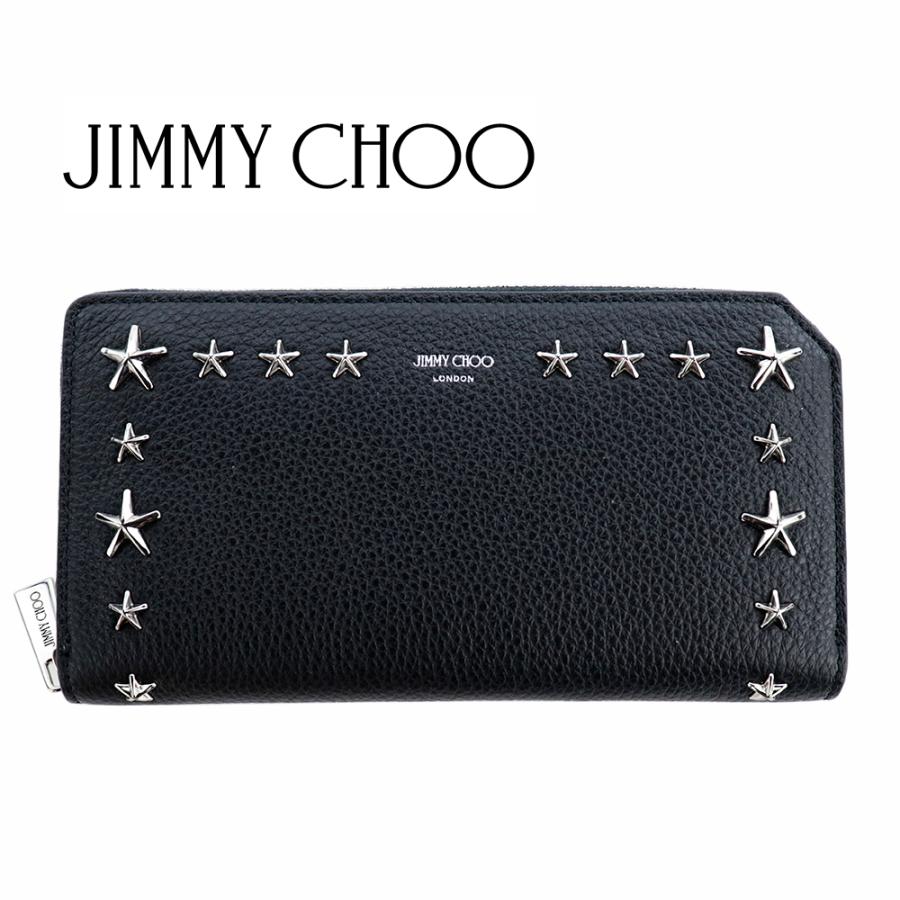JIMMY CHOO ジミーチュウ 財布 長財布 CARNABY S UUF BLACK JIMMY CHOO ジミーチュウ 財布 長財布 CARNABY S UUF BLACK