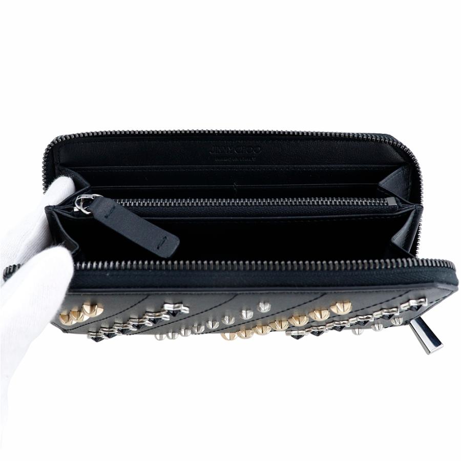 JIMMY CHOO ジミーチュウ 財布 長財布 ラウンドファスナー JIMMY CHOO ジミーチュウ 財布 長財布 ラウンドファスナー