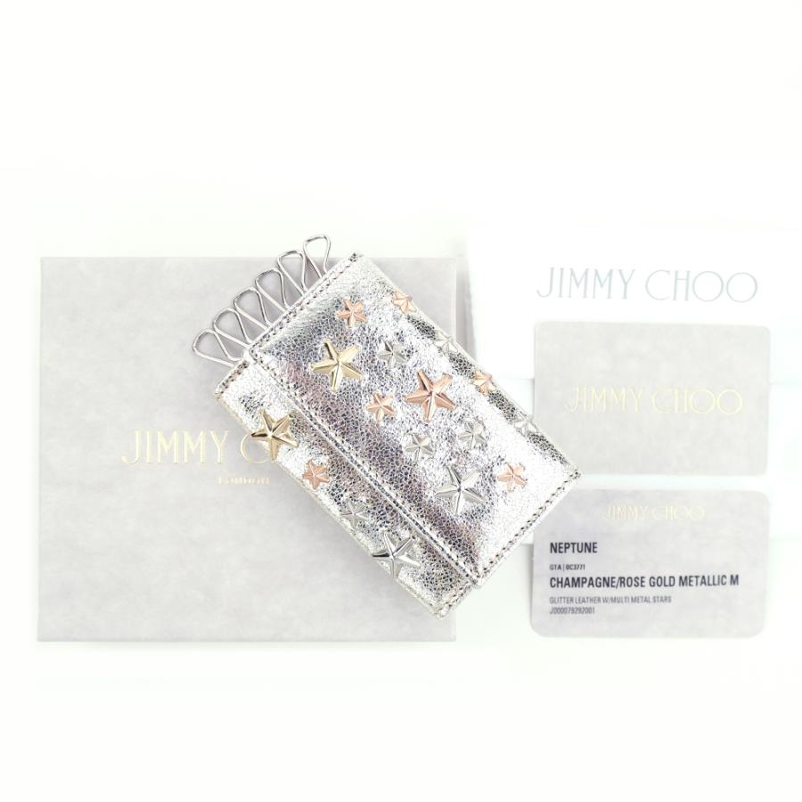 ジミーチュウ キーケース 6連 6本 JIMMY CHOO キーリング キーホルダー