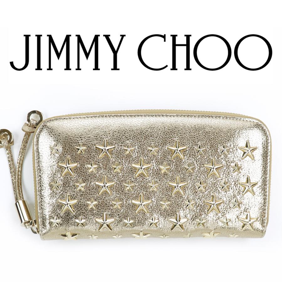JIMMY CHOO ジミーチュウ 財布 長財布 Jimmy Choo ラウンドファスナー 