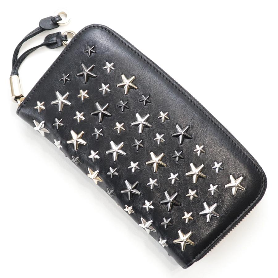 ジミーチュウ 財布 長財布 Jimmy Choo ラウンドファスナー レザー 本革 ブラック じゃばら 大容量 スタッズ 星 スター メタル 二つ折り FILIPA フィリパ ジミーチュウ 財布 長財布 Jimmy Choo ラウンドファスナー レザー 本革 ブラック じゃばら 大容量 スタッズ 星 スター メタル 二つ折り FILIPA フィリパ