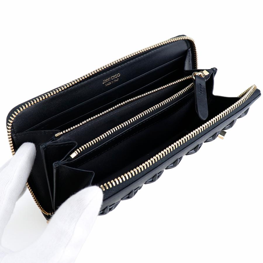 JIMMY CHOO（ジミーチュウ） 長財布 ピッパ ラウンドファスナー
