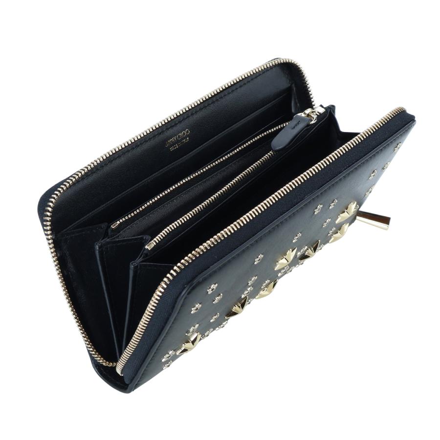 JIMMY CHOO（ジミーチュウ） 長財布 ピッパ ラウンドファスナー