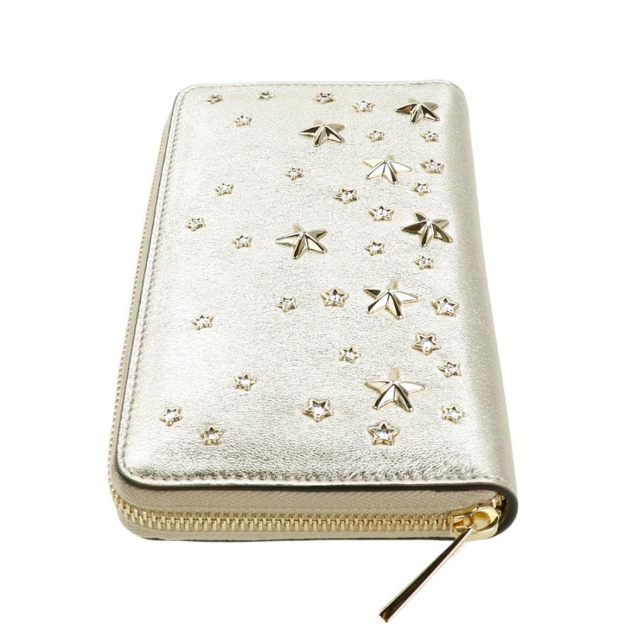 未使用 JIMMY CHOO ジミーチュウ PHELIX ラウンドジップ 長財布 JIMMY CHOO（ジミーチュウ） 長財布 ピッパ ラウンドファスナー