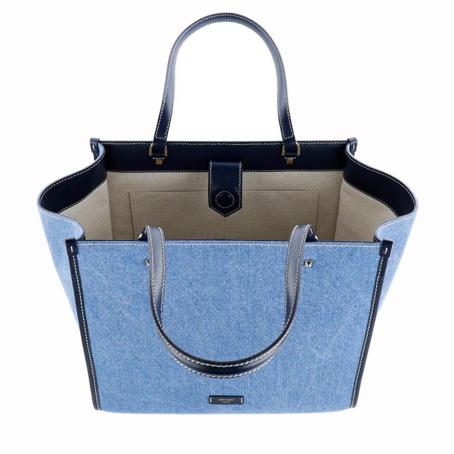 ジミーチュウ Jimmy Choo バッグ VARENNE TOTE BAG WASHED DENIM W