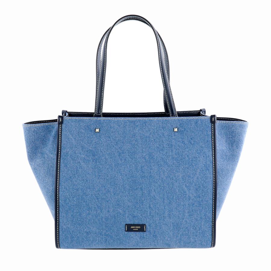 ジミーチュウ Jimmy Choo バッグ VARENNE TOTE BAG WASHED DENIM