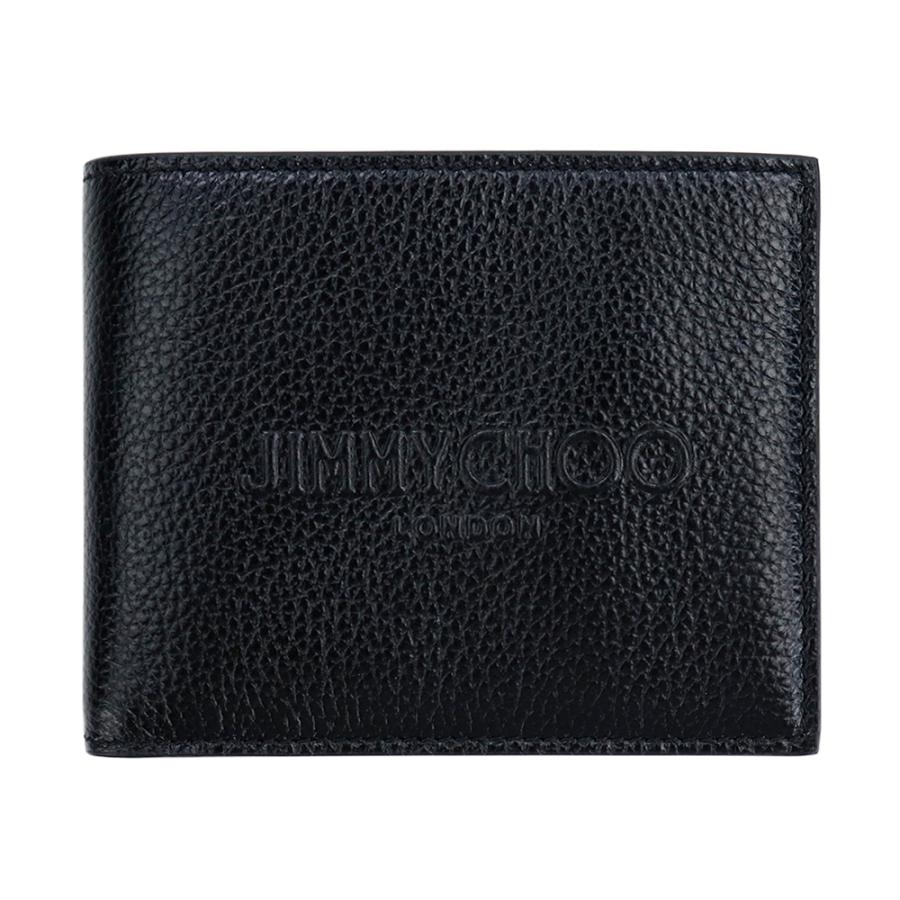 JIMMY CHOO for  ブラックレザージャケット EUR 32 JIMMY CHOO ジミーチュウ 財布 二つ折り 小銭入れ付き Jimmy