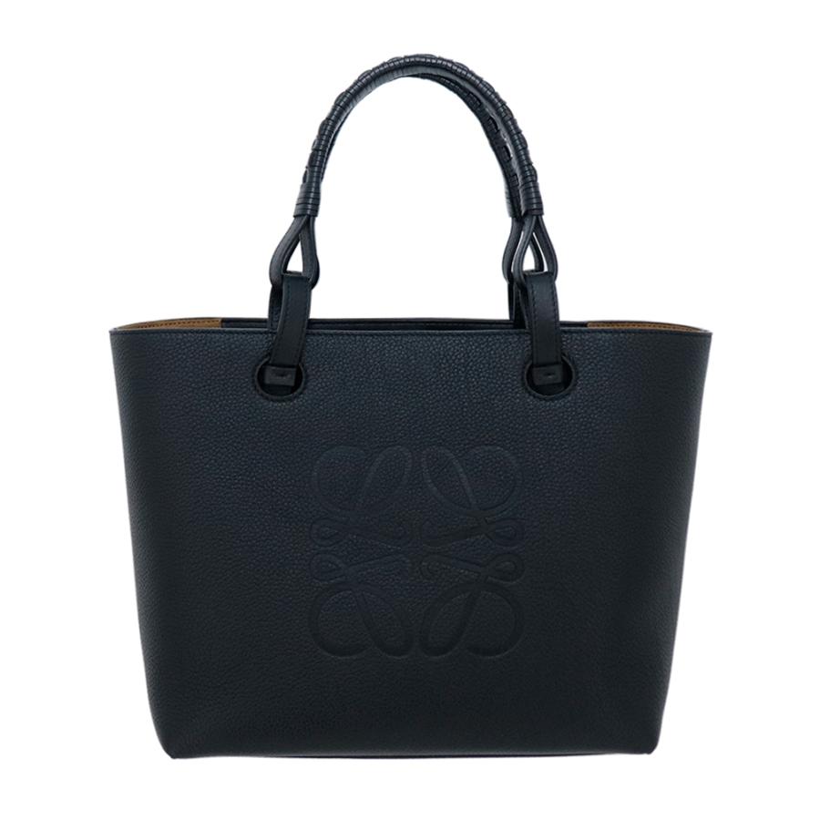 ロエベ バッグ LOEWE ANAGRAM TOTE SMALL アナグラム トート A717S72X02 1100 ブラック レザー 本革 ハンドバッグ 型押し｜brandparks｜09