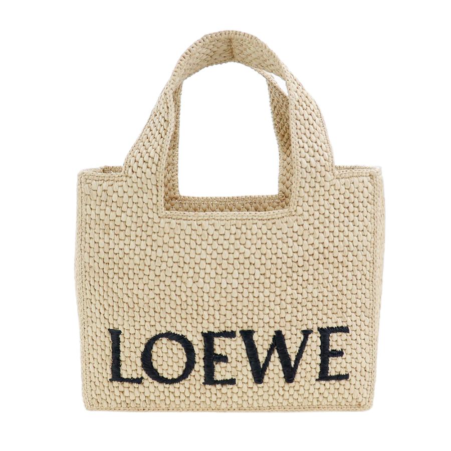 ロエベ バッグ フォント トート スモール ラフィア LOEWE FONT TOTE SMALL BAG A685B59X03 2123 NATURAL ナチュラル｜brandparks｜07