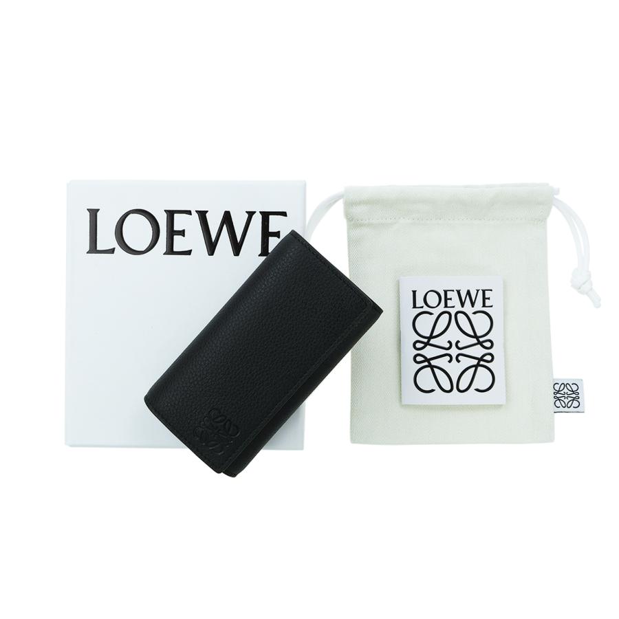 LOEWE ロエベ キーケース メンズ レザー アナグラム 6連 LOEWE（ロエベ） キーケース 6連キーリング ギフトボックス付き メンズ