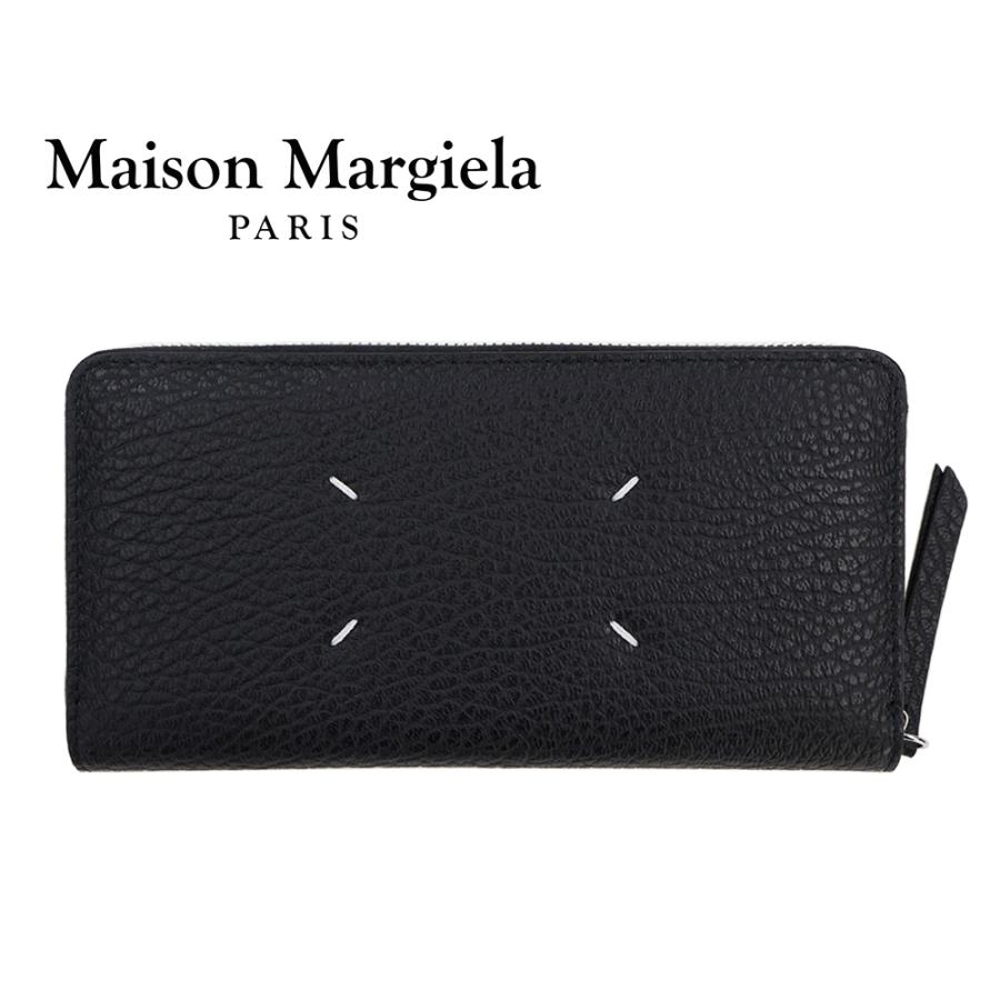 Maison Margiela メゾンマルジェラ 長財布 ブラック Maison Margiela（メゾンマルジェラ） 長財布 二つ折り 4ステッチ