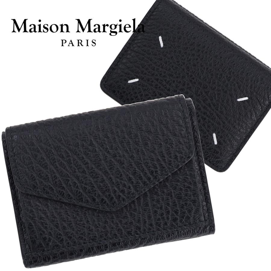 Maison Margiela（メゾンマルジェラ） 財布 三つ折り ブラック ミニ