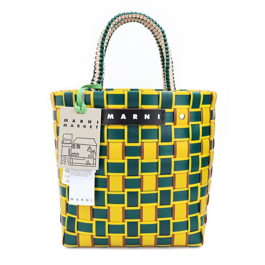 マルニ バッグ バッグ MARNI テープバスケットL トートバッグ ボックス かごバッグ フラワーカフェ 軽量 サマーバッグ ストローバッグ｜brandparks｜04