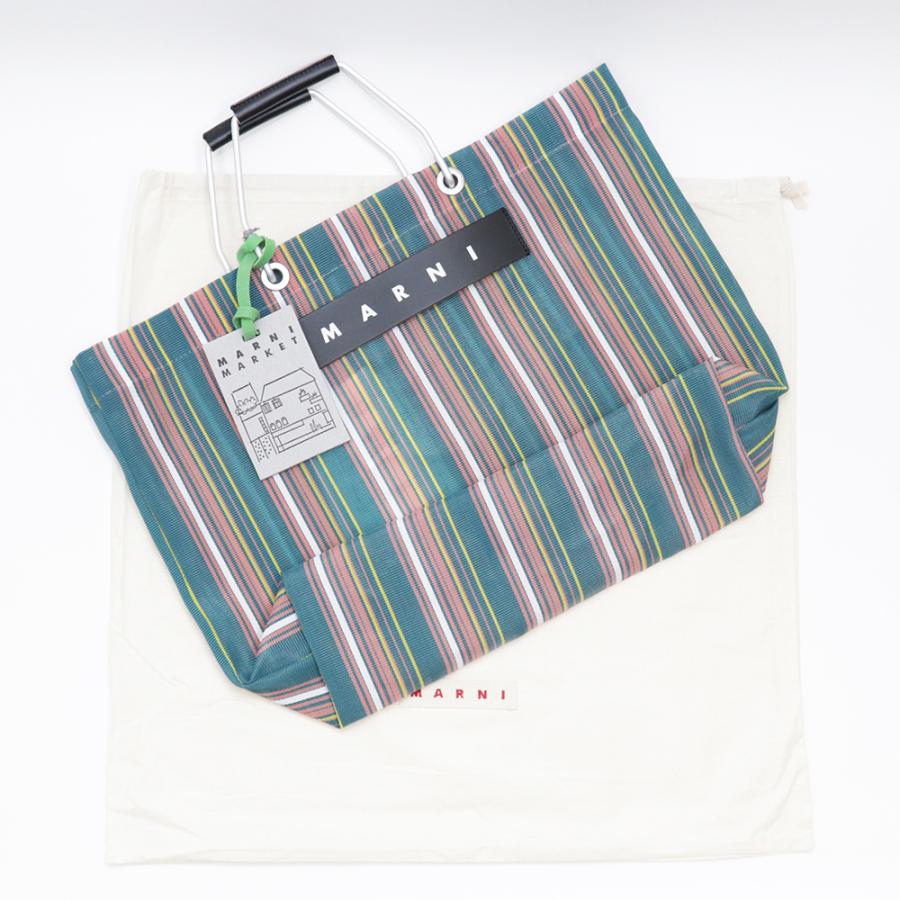 MARNI（マルニ） マルニフラワーカフェ トートバッグ ストライプ