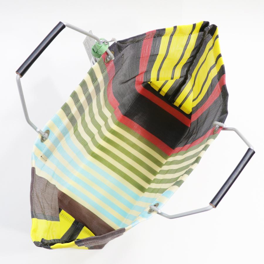 MARNI マルニフラワーカフェ トートバッグ ストライプ メッシュ MARNI マルニフラワーカフェ トートバッグ ストライプ メッシュ