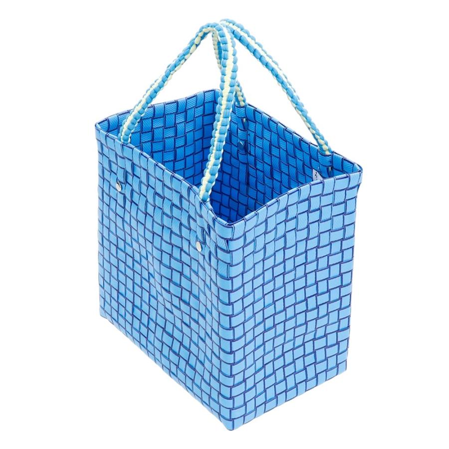 [美品] MARNIマルニ SILLOかごバッグ 青 保存袋付 MARNI（マルニ） カゴバッグ トートバッグ レディース ジャージー