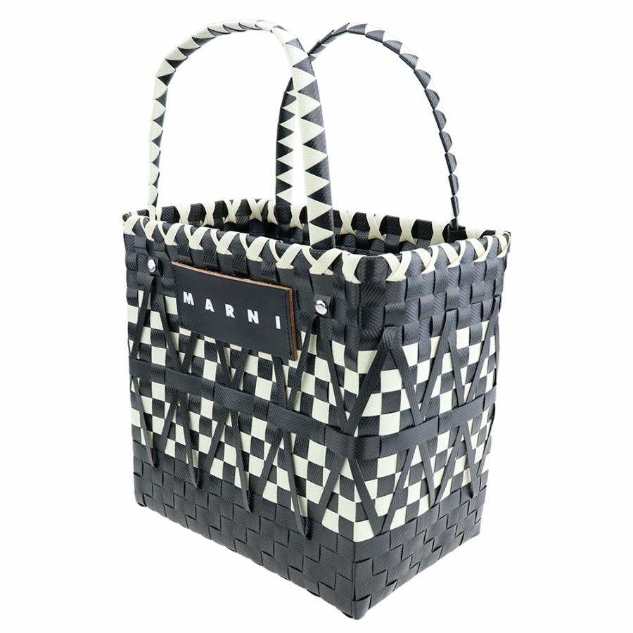 MARNI マルニ バッグ Marni Market ステンシルバッグ ブラック MARNI マルニ バッグ Marni Market ステンシルバッグ ブラック