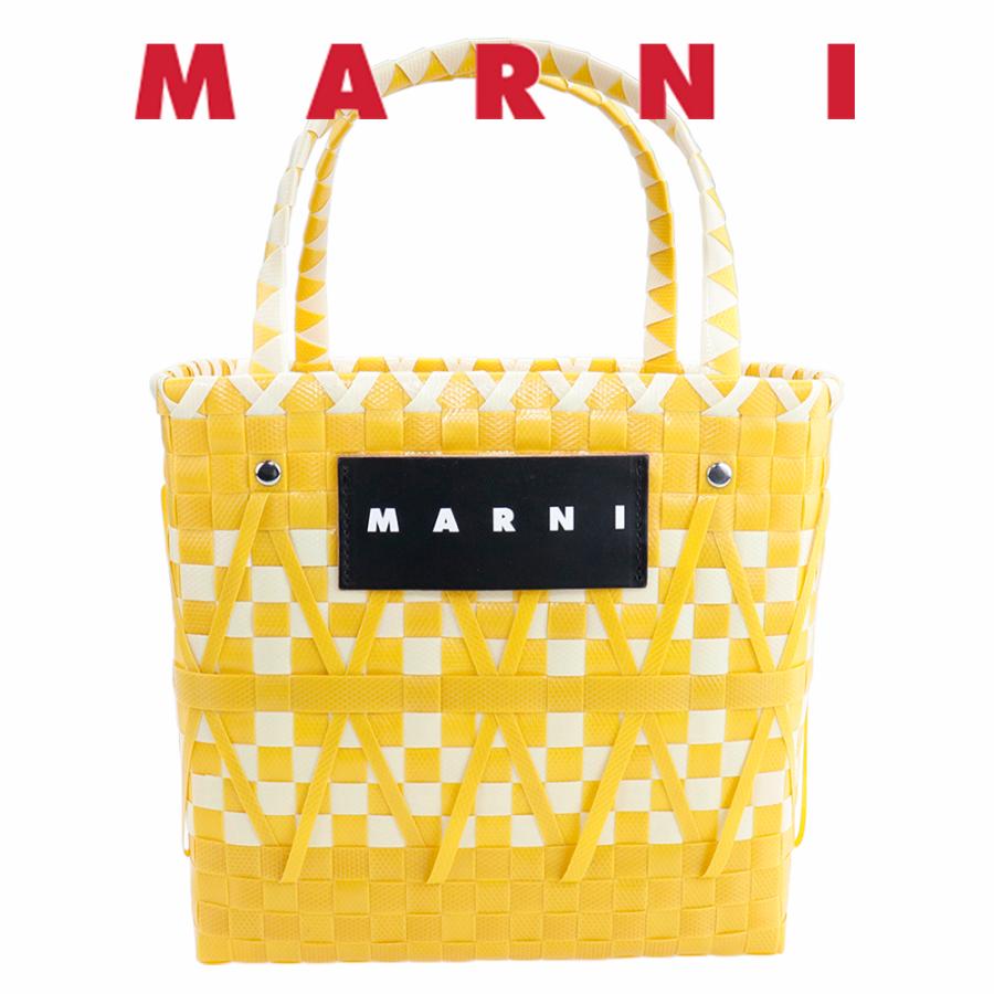 MARNI マルニ バッグ Marni Market ステンシルバッグ マスタード MARNI マルニ バッグ Marni Market ステンシルバッグ マスタード