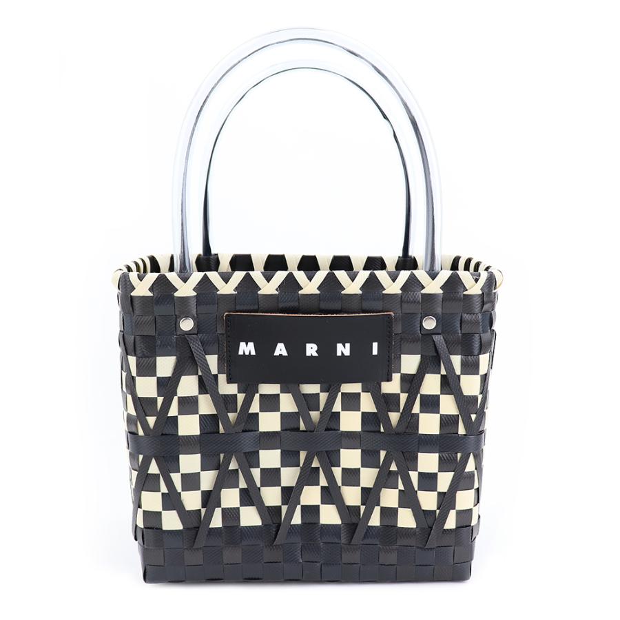 MARNI マルニ バッグ Marni Market ステンシルバッグ ブラック MARNI マルニ バッグ Marni Market ステンシルバッグ ブラック