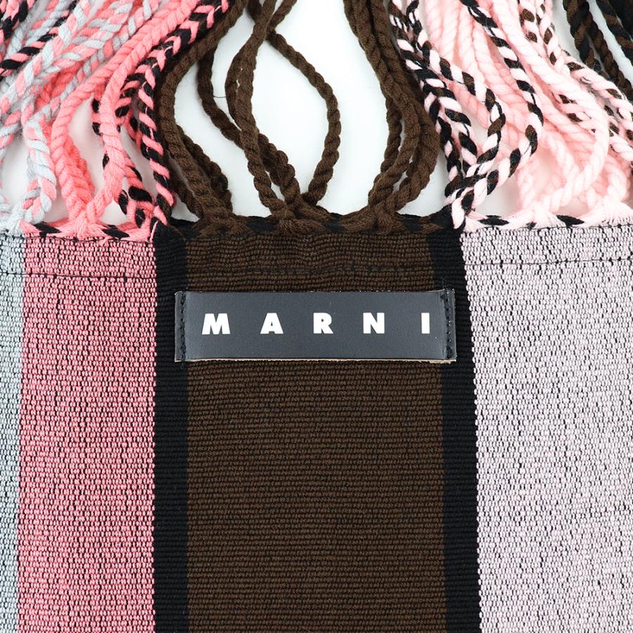 MARNI マルニフラワーカフェ ハンモックバッグ ストライプ MARNI マルニフラワーカフェ ハンモックバッグ ストライプ