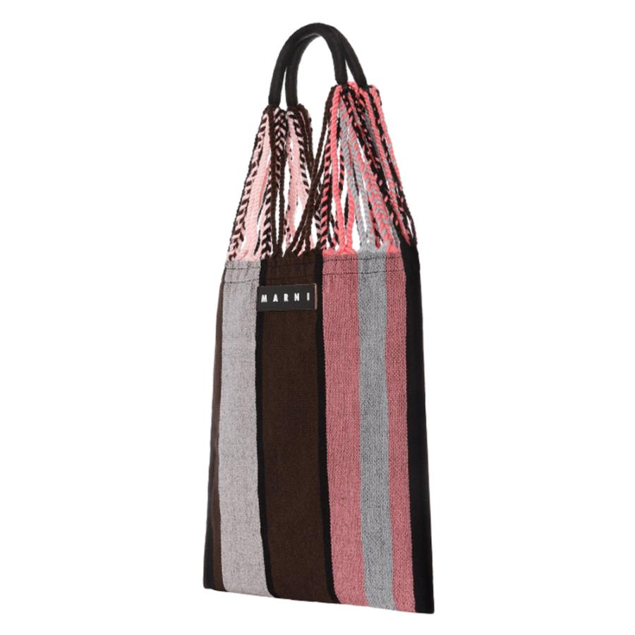 MARNI マルニフラワーカフェ ハンモックバッグ ストライプ MARNI マルニフラワーカフェ ハンモックバッグ ストライプ