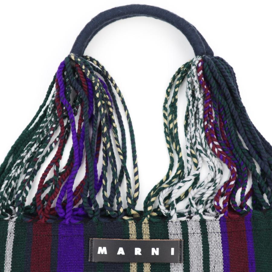 MARNI マルニフラワーカフェ ハンモックバッグ ストライプ MARNI マルニフラワーカフェ ハンモックバッグ ストライプ